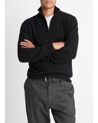 Vince - Cashmere Quarter-Zip Sweater - Lyst