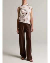 Vince - Fluid Satin Bias Pant - Lyst