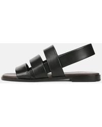 Vince - Mazie Leather Slingback Sandal - Lyst