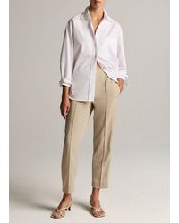 Vince - Grace Side-Strap Mid-Rise Pull-On Pant - Lyst