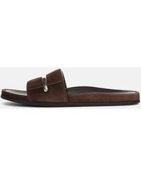 Vince - Sadie Suede Slide Sandal - Lyst