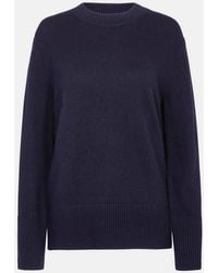Vince - Wool-Cashmere Easy Crew Neck Sweater - Lyst