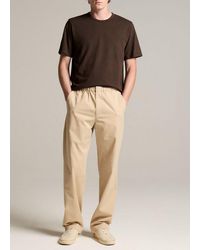 Vince - Louie Relaxed Cotton Easy Pant - Lyst