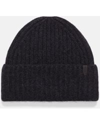 Vince - Plush Cashmere Chunky Knit Hat, Grey - Lyst