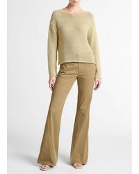 Vince - Italian Stretch-Cotton Flare Pant - Lyst