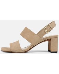 Vince - Oliana Suede Heeled Sandal - Lyst