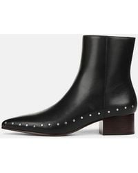 Vince - August Studded Leather Ankle Boot - Lyst