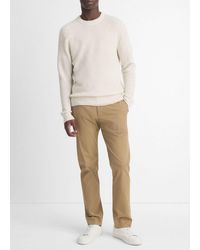 Vince - Merino Wool Mesh Crew Neck Sweater - Lyst