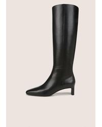 Vince - Lilith Leather Knee Boot - Lyst