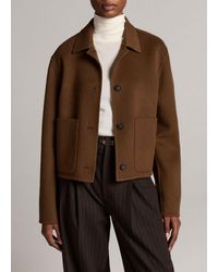 Vince - Wool And Cashmere-Blend Short Jacket - Lyst