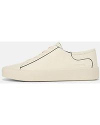 Vince - Gabi Leather Sneaker, White, Size 8 - Lyst