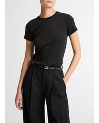Vince - Pima Cotton-Blend '90S Shrunken T-Shirt - Lyst
