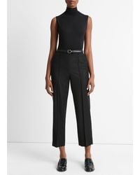 Vince - Jersey Sleeveless Turtleneck - Lyst