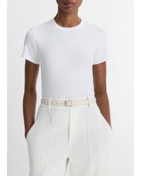 Vince - Pima Cotton-Blend '90S Shrunken T-Shirt - Lyst