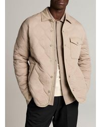 Vince - Quilted Cotton-Blend Insulated Shirt Jacket - Lyst