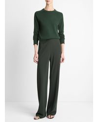 Vince - High Waist Crepe Bias Pant - Lyst