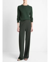 Vince - High Waist Crepe Bias Pant - Lyst