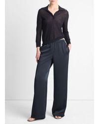 Vince - Italian Cotton Piqué Polo Shirt - Lyst