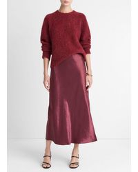 Vince - Side Slit Slip Skirt - Lyst