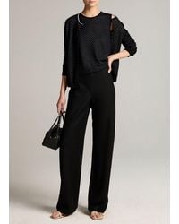 Vince - Colette High-Rise Italian Wool-Blend Flannel Bias Pant - Lyst