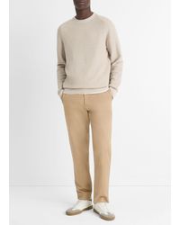 Vince - Geo-Jacquard Wool-Blend Crew Neck Sweater - Lyst