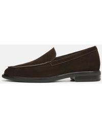 Vince - Grant Suede Loafer, Brown, Size 12 - Lyst