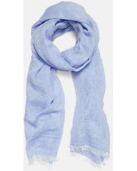 Vince - Cotton Gauze Bi-Color Scarf - Lyst
