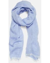Vince - Cotton Gauze Bi-Color Scarf - Lyst
