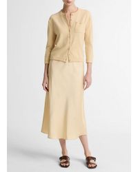Vince - Matte Satin Slip Skirt - Lyst