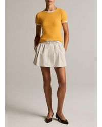 Vince - Cotton Pull-On Skort - Lyst