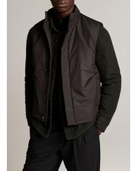Vince - Insulated Tech-Fabric Vest - Lyst