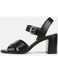 Vince - Salma Leather Heeled Sandal - Lyst