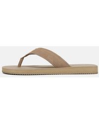 Vince - Fiji Suede Thong Sandal - Lyst