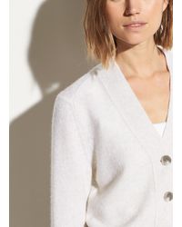 Vince V-neck Cardigan - White