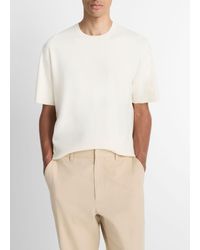 Vince - Milano Short-Sleeve Crew Neck Sweater - Lyst