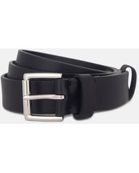 Vince - 30Mm Leather Double-Loop Belt - Lyst
