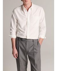 Vince - Cotton Oxford Button-Down Shirt - Lyst
