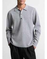 Vince - Italian Merino Wool Milano Polo Sweater - Lyst