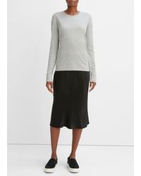 Vince - Essential Long Sleeve Crew - Lyst