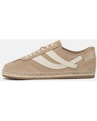 Vince - Oasis Suede & Leather Espadrille Sneaker - Lyst
