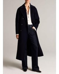 Vince - Wool-Cashmere Double-Breasted Long Coat - Lyst