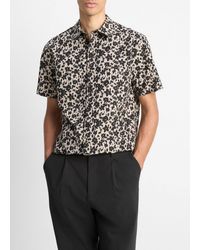 Vince - Star Lily Short-Sleeve Button-Front Shirt - Lyst