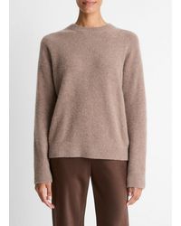 Vince - Plush Cashmere Crew Neck Sweater - Lyst
