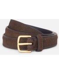 Vince - 20Mm Calf Hair Belt - Lyst