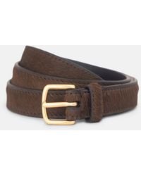 Vince - 20Mm Calf Hair Belt - Lyst