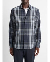 Vince - Dunluce Plaid Button-Up Shirt - Lyst