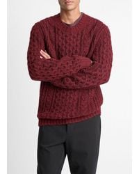 Vince - Airspun Cable-Knit Sweater - Lyst