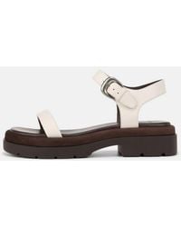 Vince - Heloise Leather Lug-sole Sandal, Milk, Size 6.5 - Lyst