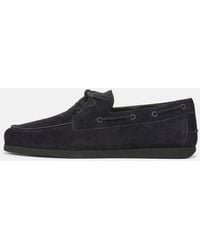 Vince - Marin Suede Lace-Up Loafer - Lyst