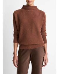 Vince - Plush Cashmere Funnel-Neck Sweater - Lyst